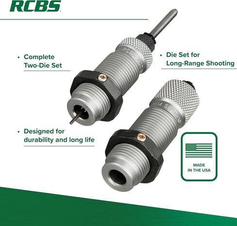 RCBS Full-Length Die Set .338 Lapua, Precision Reloading Die Set for Long-Range Shooting in Saudi Arabia