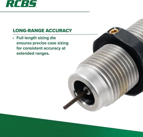RCBS Full-Length Die Set .338 Lapua, Precision Reloading Die Set for Long-Range Shooting in Saudi Arabia