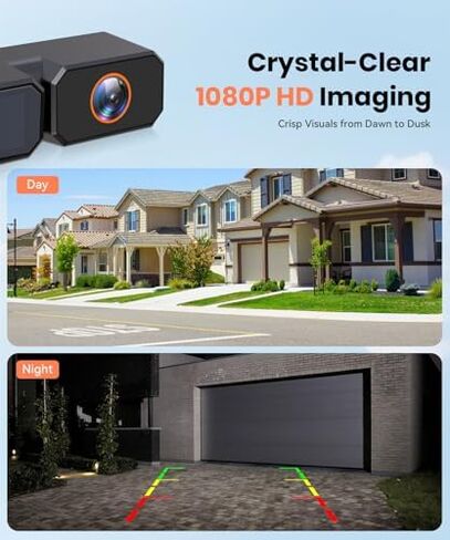 AUTO-VOX Solar Wireless Backup Camera with 2 Cameras, 7.2" Large Monitor in Saudi Arabia
