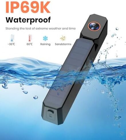 AUTO-VOX Solar Wireless Backup Camera with 2 Cameras, 7.2" Large Monitor in Saudi Arabia