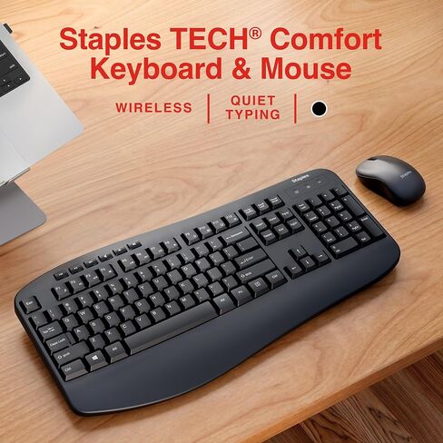Staples Easy Desktop Set, Keyboard, Mouse, Stand, Pens & Notes Bundle in Saudi Arabia