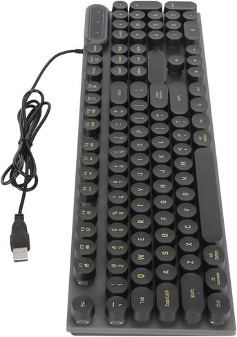 Gaming Keyboard, 104 Keys Compact Backlit Wired White in Saudi Arabia