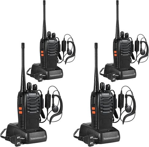 Walkie Talkies 6 Pack Long Range for Adults Two-Way Radios in Saudi Arabia
