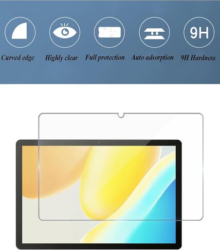 Screen Protector for MUISOO K6/K6 Pro/K6L 11 inch, 9H Tempered Glass Film, Anti-Scratch, 2 Pieces HD Clear for MUISOO K6/K6 Pro/K6L. in Saudi Arabia