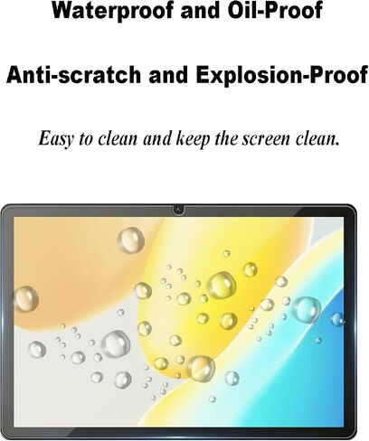 Screen Protector for MUISOO K6/K6 Pro/K6L 11 inch, 9H Tempered Glass Film, Anti-Scratch, 2 Pieces HD Clear for MUISOO K6/K6 Pro/K6L. in Saudi Arabia