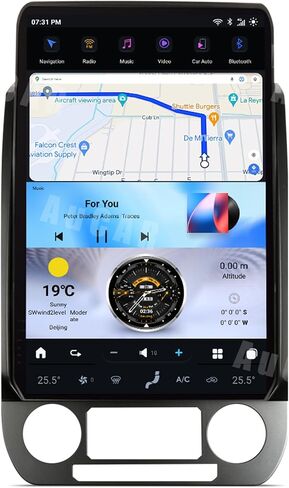 Android 13 Car Radio Head Unit for Ford F150 F250 Raptor 2015-2020, Upgraded 17.0 Inch Touch Screen Car Multimedia Stereo Player GPS Navigatio, 128GB, US 1 Yr Service (OEM SYNC 3 System) in Saudi Arabia