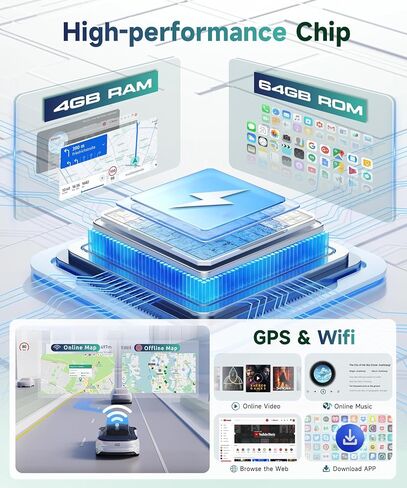 [4G+64G] Vertical Car Radio for Cadillac Escalade SLS 2007-2014, 4 Core in Saudi Arabia