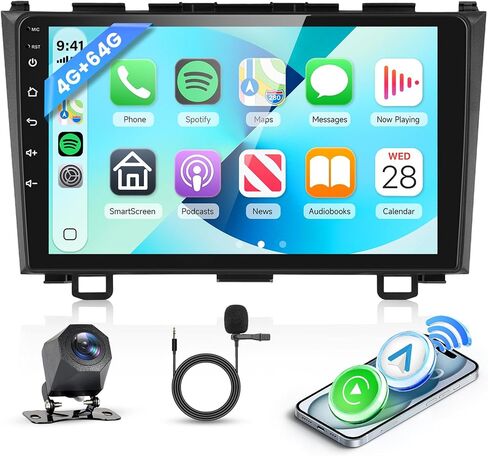 8Core 6G 128G Car Radio Stereo for Honda CRV 2007-2011 Wireless CarPlay in Kuwait