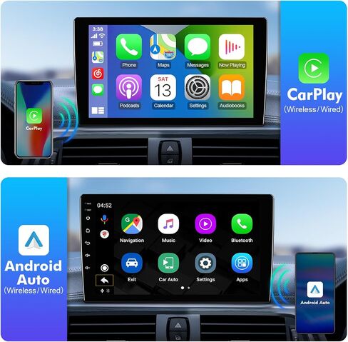 2+32G 9-inch Android 13 Car Stereo for Dodge RAM 2013-2018 IPS Touchscreen Screen Car Radio with Carplay & Android Auto Support Backup Camera GPS FM Navi BT SWC(Auto AC) in Kuwait