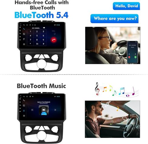 2+32G 9-inch Android 13 Car Stereo for Dodge RAM 2013-2018 IPS Touchscreen Screen Car Radio with Carplay & Android Auto Support Backup Camera GPS FM Navi BT SWC(Auto AC) in Kuwait