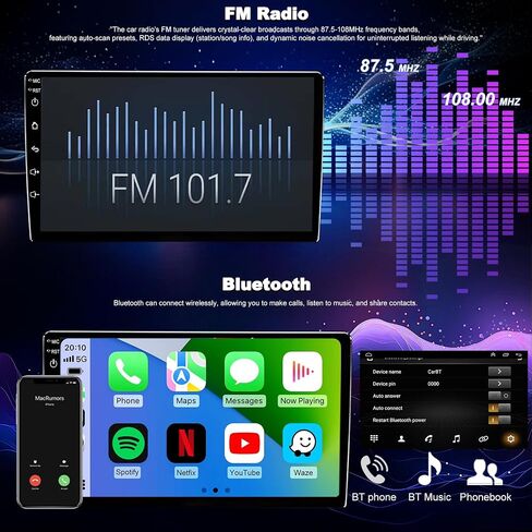 10" 4+64G Car Radio for Jeep Wrangler JK 2007-2017,Dodge Ram 1500 2009-2012 in Saudi Arabia
