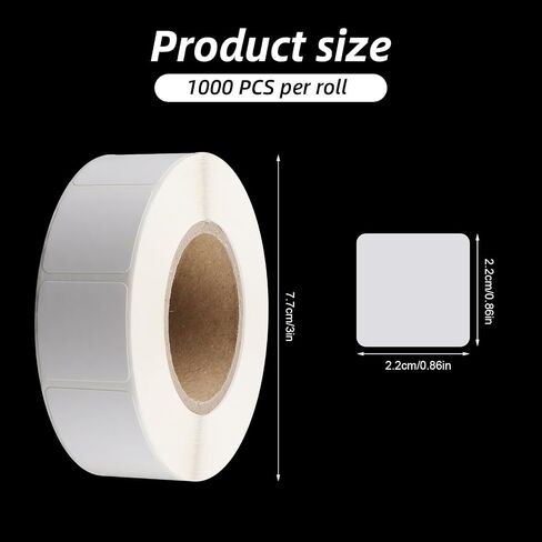 1000Pcs 0.87 Inch Target Pasters,Self-Adhesive Target Sticker Tape Shooting Cardboard Paper Markers Label for Pistol Shooting Range Practice(White) in Saudi Arabia