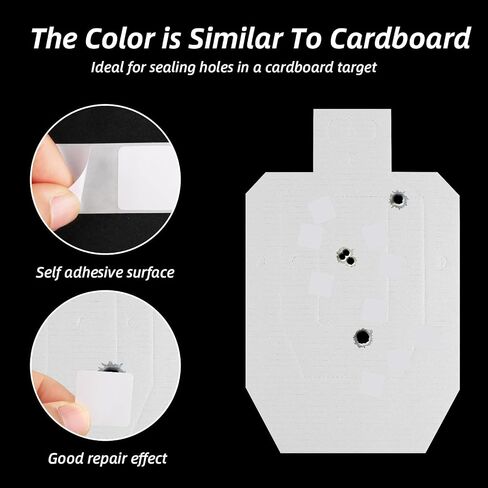 1000Pcs 0.87 Inch Target Pasters,Self-Adhesive Target Sticker Tape Shooting Cardboard Paper Markers Label for Pistol Shooting Range Practice(White) in Saudi Arabia
