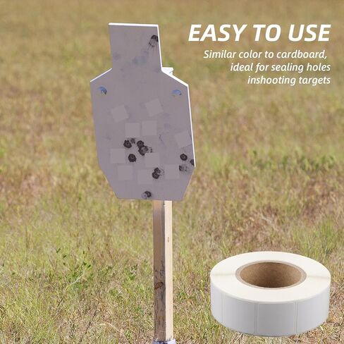 1000Pcs 0.87 Inch Target Pasters,Self-Adhesive Target Sticker Tape Shooting Cardboard Paper Markers Label for Pistol Shooting Range Practice(White) in Saudi Arabia