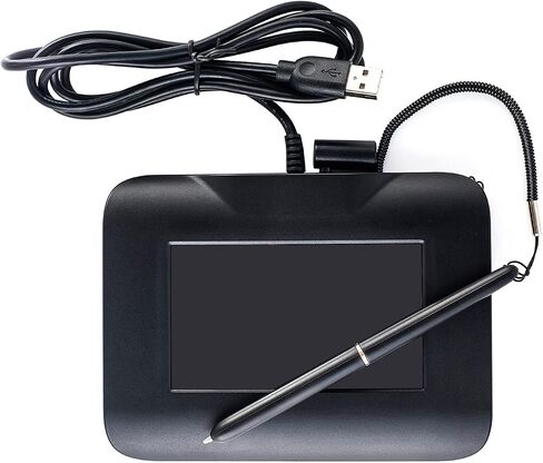 Electronic Signature Pad USB Signature Capture Pads for Computer Laptop with Windows 7,8,10,11,Signature Tool Included,4.3inch LCD Color Display with LCD Backlits, FP430S in Kuwait