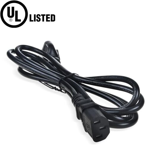 ‎Amoimary UL 6ft AC Power Cord Cable Lead Compatible with Coolmusic DM100 DM-100 Electric Drum AMP 100-Watt Electronic Drum Amplifier Keyboard Speaker in Saudi Arabia