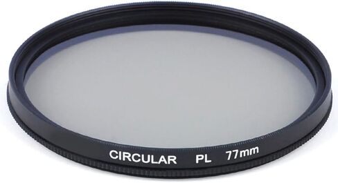 Cpl Circular Polarizer Filter for DSLR Camera Lens 77mm Black in Kuwait