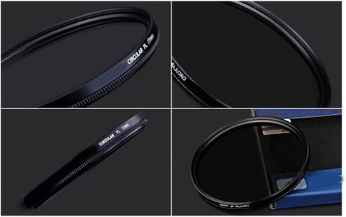 Cpl Circular Polarizer Filter for DSLR Camera Lens 77mm Black in Kuwait
