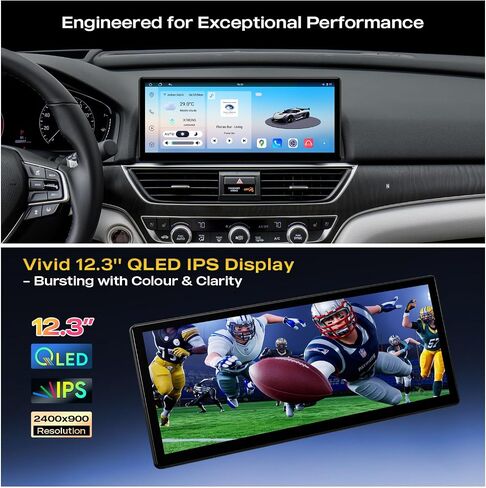 XTRONS 12.3" QLED Car Stereo for Honda Accord 10th (2018-2022) 8GB+128GB in Kuwait