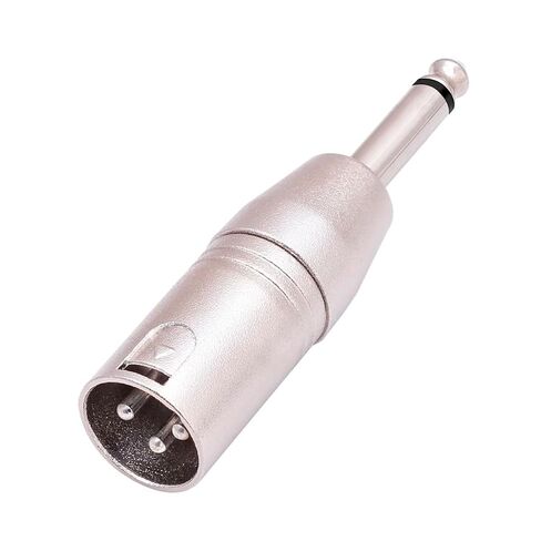 XLR Male to 1/4" Male TS Adapter Gender Changer - XLR-M to 6.3mm Mono Coupler Adapters in Saudi Arabia