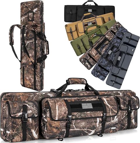 Tactical Double Long Gun Bag Rifle Case w/Backpack Strap in Saudi Arabia