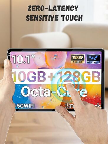 [2 Pack] Compatible with MUISOO MUIC107 Tablet Screen Protector 10.1 Inch, Anti-Glare Tempered Glass, Shockproof Scratch-Resistant. in Kuwait