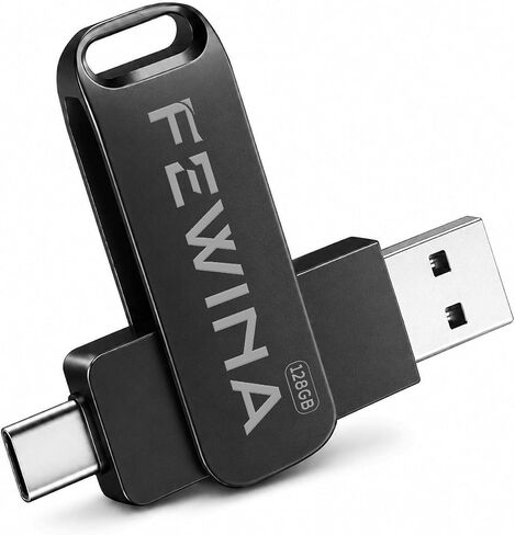 USB C Flash Drive 128GB Dual Thumb Drive USB 3.0 Jump Drive,Black in Saudi Arabia