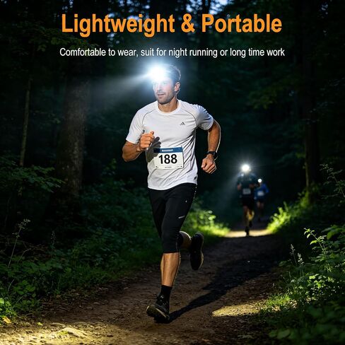BORUIT RJ-3000 LED Black Light Headlamp,3 Modes White and UV Light Headlamp, Super Bright USB-C Rechargeable Aluminum Head Lamp for Inspection,Scorpions, Camping Hiking Outdoor Use in Saudi Arabia