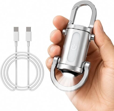 مصباح يدوي بسلسلة مفاتيح 1200 LM USB-C EDC مصباح يدوي صغير للجيب LED in Kuwait