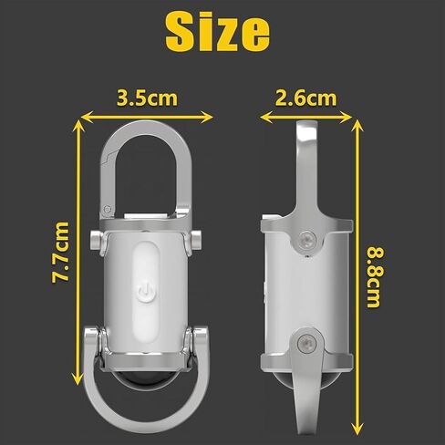مصباح يدوي بسلسلة مفاتيح 1200 LM USB-C EDC مصباح يدوي صغير للجيب LED in Kuwait