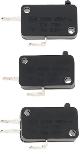 Microwave Door Switch 3-Pack SPST SPDT 16A 250V Oven Replacement Switches WB24X10103 3B73361E SZM-V16-FD-63 in Saudi Arabia