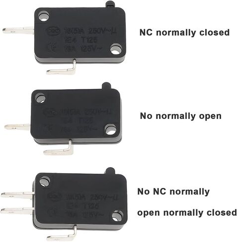 Microwave Door Switch 3-Pack SPST SPDT 16A 250V Oven Replacement Switches WB24X10103 3B73361E SZM-V16-FD-63 in Saudi Arabia