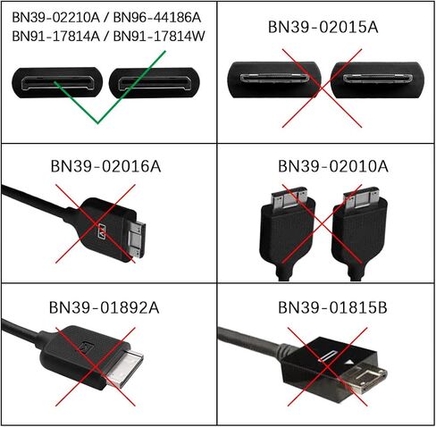 BN39-02210A BN91-17814A BN91-17814W BN96-44186A One Connect Cable for Samsung TV UN49KS7000F UN49KS8000F UN55KS7500F UN55KS8000F UN55KS8500F UN55KS9000F UN55KS9500F QN55Q6FAMF QN55Q65FMF(9.84 Ft /3 M) in Kuwait