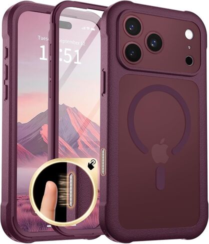 SUPFINE Magnetic for iPhone 18 Pro Max Case/iPhone 17 Pro Max Case Black in Saudi Arabia