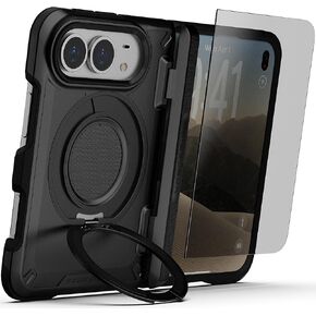 حافظة VRS DESIGN TerraGuard Active لجهاز iPhone Duo - أسود مطفي in Kuwait