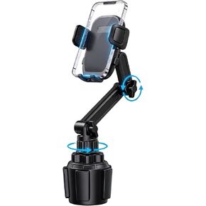 Cup Holder Phone Holder for Car, Adjustable Long Arm Mount for 4-7" Phones in Saudi Arabia