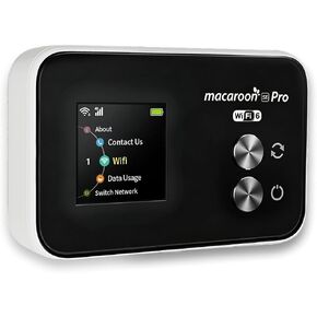 FREEBOT WiFi 6 4G LTE Mobile Hotspot - Portable Travel WiFi Router with 1GB Global Data Preloaded (30 Days), No SIM Needed, No Contract, Ideal for Short Trips (1GB Global / 30 Days) in Saudi Arabia