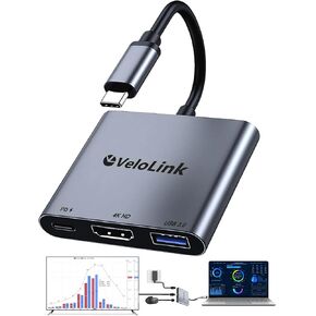 محول Usbc إلى hdmi، hdmi إلى USB c مع 100W PD & USB 3.0،4K HDMI إلى محول Typec، محول USB C Hub متعدد المنافذ AV متوافق مع أجهزة MacBook، وأجهزة الكمبيوتر المحمول، وiPhone، وPC، وNintendo Switch in Saudi Arabia