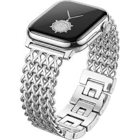 Stainless Steel Compatible with Apple Watch Band for Women in Saudi Arabia