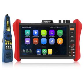 Rsrteng CCTV Tester 4K 12MP IP Camera Tester POE++ Max 90W POE Camera Test OPM/VFL/DMM,8MP TVI/CVI/AHD/CVBS Coaxial Camera Test 1CH SFP Module,WiFi,Network Tools,Cable Tester,HD/VGA,POE Detection in Saudi Arabia