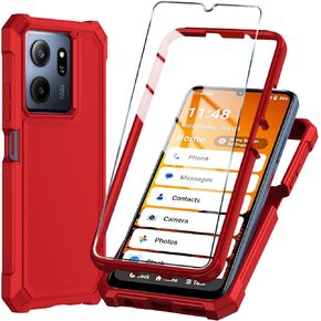 for Consumer Cellular Iris Connect 2/SpeakEasy Smart Phone Case Black in Saudi Arabia