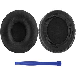 Beats Solo HD Wired Ear Pads, Oval-Shaped Protein Leather Memory Foam Earpads Ear Cushion for Monster Beats Solo HD 1.0 Wired Headphones (Black) in Saudi Arabia