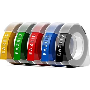 Embossing Label Maker Tape 3/8 Inch Compatible with Dymo Label Maker in Saudi Arabia