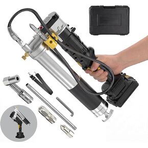 Electric Grease Gun Compatible with DeWalt 20V Battery (No Battery) 14oz Capacity Cordless Powered Grease Gun with 39." Flex Hose for Automotive, Truck, Farm Equipment Maintenance in Saudi Arabia