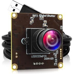 5MP Global Shutter USB Camera Module, 60fps High Speed Webcam for PC in Kuwait