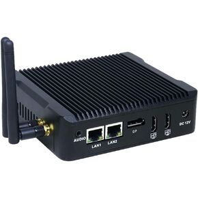 KINGDEL Mini Gaming PC Fanless Celeron N3160 Processor 4 Cores 2MB Cache, Desktop Computer with 8GB DDR3 RAM 256GB SSD, HD Graphics 400, Dual LAN HD/DP Ports in Saudi Arabia