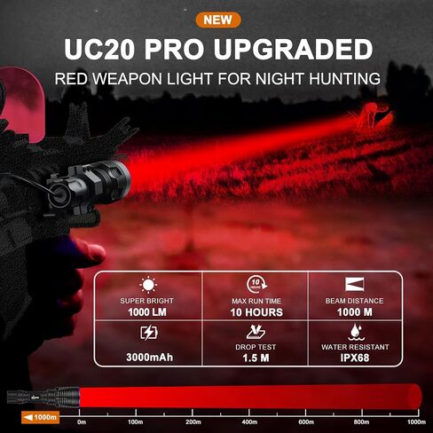 UC20Pro طقم ضوء الصيد المفترس الأحمر in Kuwait