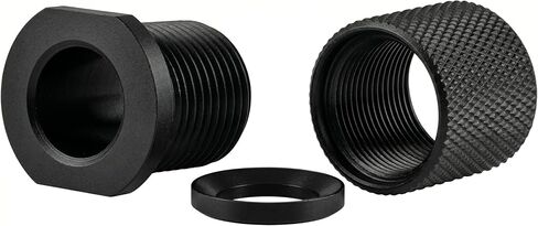 Gotical 1/2-28 TPI Thread Protector with 5/8-24 TPI Outside Thread, 1/2x28 to 5/8x24 TPI w/ 223(1/2 * 28) & 308(5/8x24) TPI Thread Convertor and Crush Washer, All Steel in Saudi Arabia