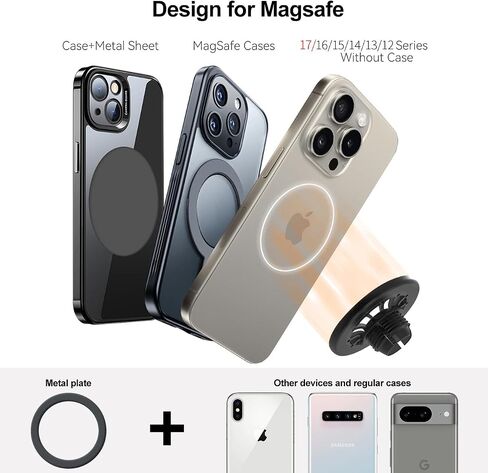 for MagSafe RAV4 Phone Mount, Exclusive Fit for 2026 Toyota RAV4, Fit for MagSafe iPhone 17/16/15/14/13/12/Mini Series, Super-Strong Magnet for Toyota RAV4 Accessories in Saudi Arabia