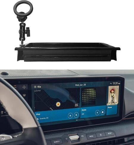 Phone Holder Mount for Kia K4 Accessories 2025 2026 Navigation Screen Car Cell Phone Mount for Kia K4 LX LXS EX GT-Line Turbo Smartphones Interior Hands-Free 360 Degree Rotation(with 12.3-Inch Screen) in Saudi Arabia